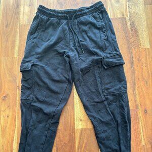 Gymshark Cargo Joggers - Black - Men's - Size Medium